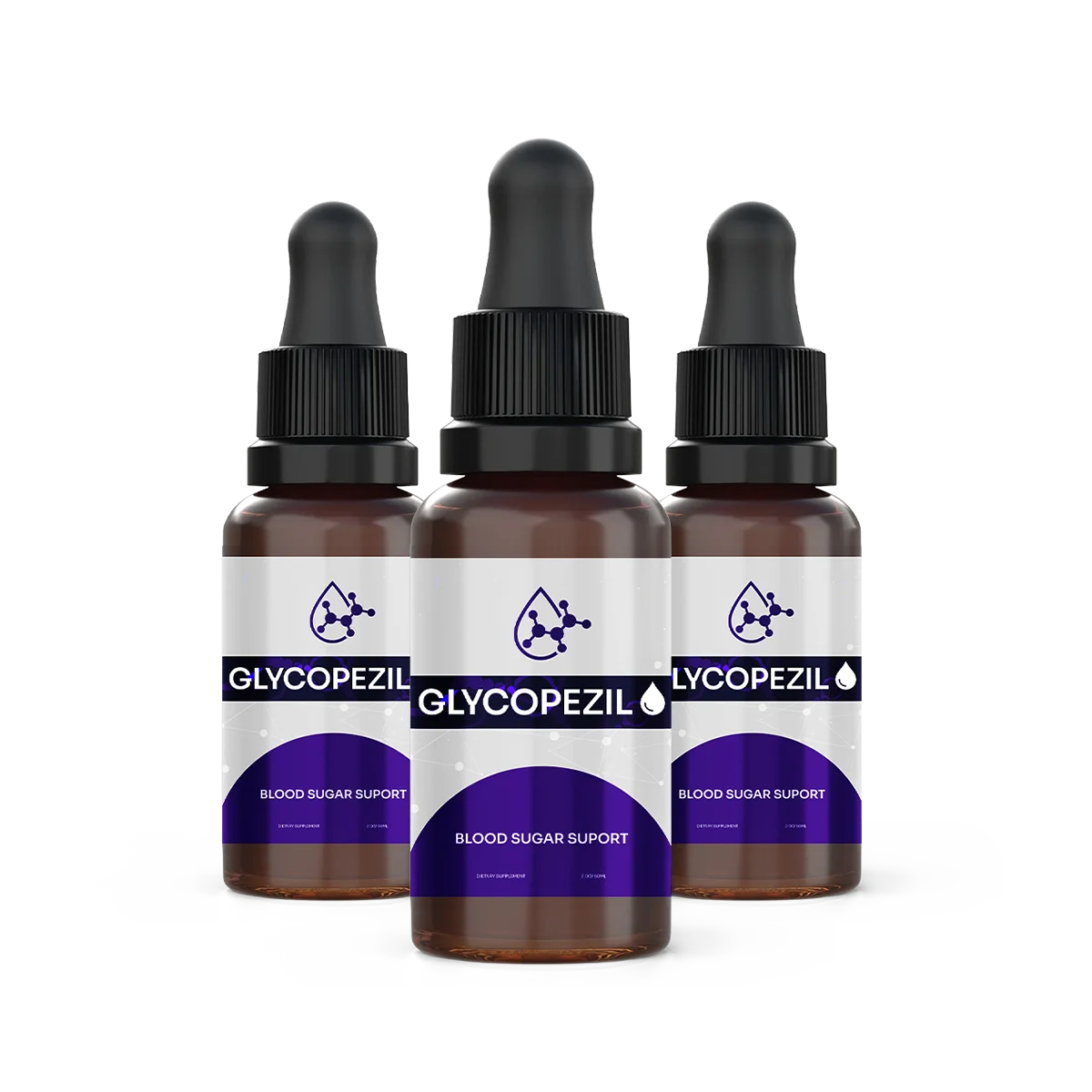 Glyco Pezil Natural Blood Sugar Formula — Front Label